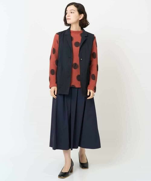 Maison de CINQ / メゾン ドゥ サンク ロング・マキシ丈スカート | [日本製]ナイロンライトクロスストレッチスカート | 詳細21