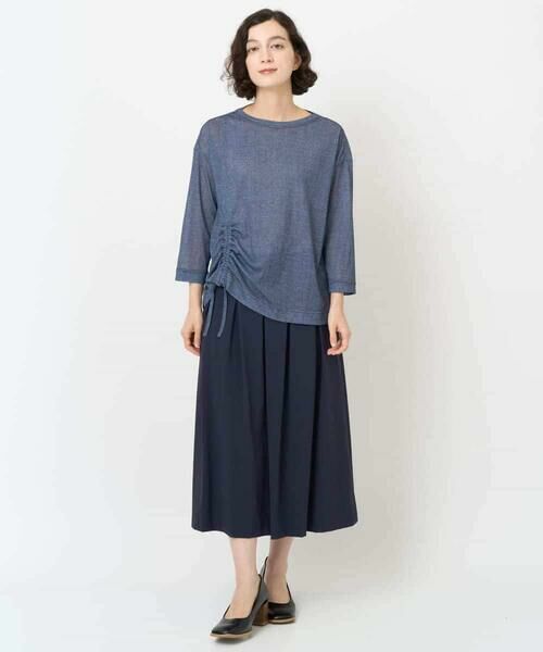 Maison de CINQ / メゾン ドゥ サンク ロング・マキシ丈スカート | [日本製]ナイロンライトクロスストレッチスカート | 詳細27