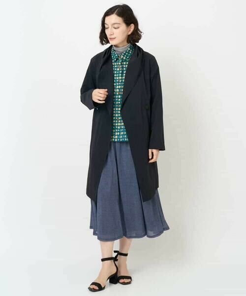 Maison de CINQ / メゾン ドゥ サンク ロング・マキシ丈スカート | [セットアップ対応]デニムライクプリントスカート | 詳細18