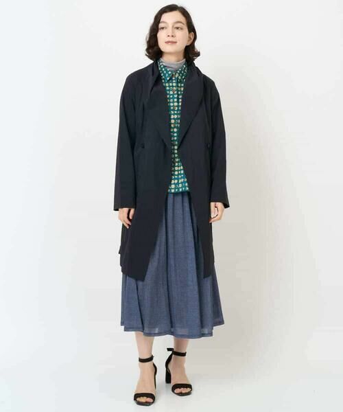 Maison de CINQ / メゾン ドゥ サンク ロング・マキシ丈スカート | [セットアップ対応]デニムライクプリントスカート | 詳細19