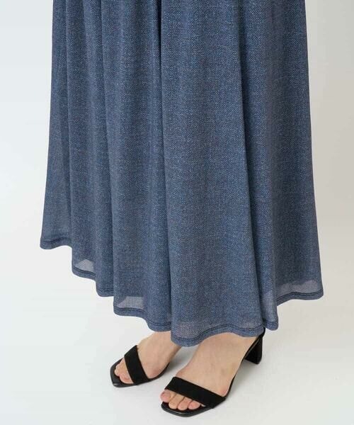 Maison de CINQ / メゾン ドゥ サンク ロング・マキシ丈スカート | [セットアップ対応]デニムライクプリントスカート | 詳細6