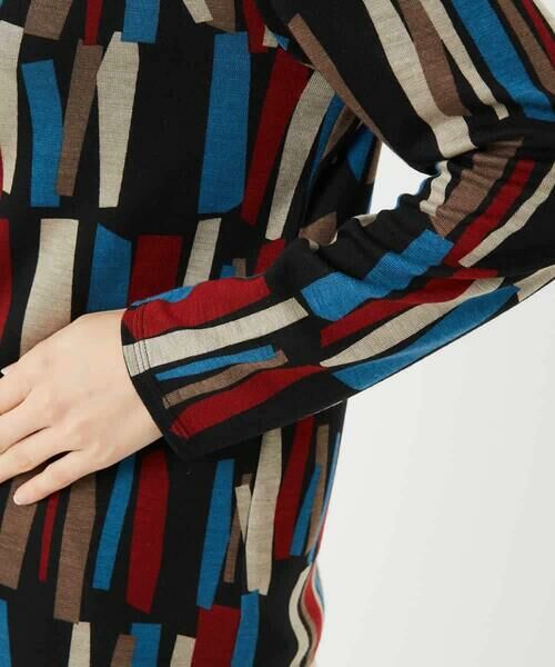 Maison de CINQ / メゾン ドゥ サンク カットソー | [日本製]Tenリバースティックプリントカットソー | 詳細6