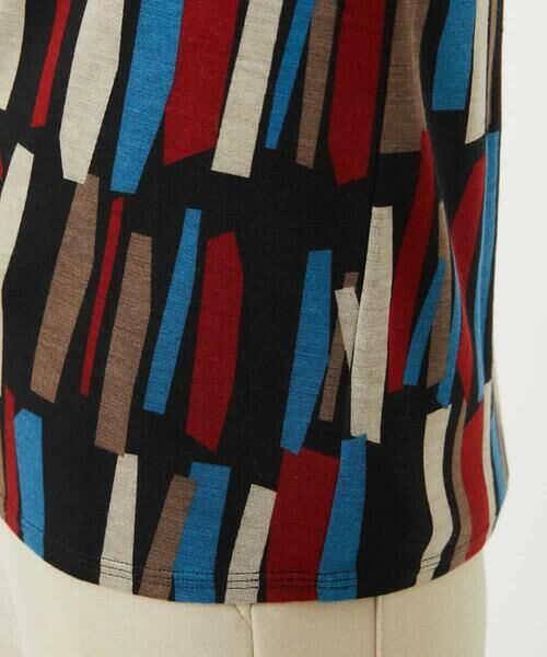 Maison de CINQ / メゾン ドゥ サンク カットソー | [日本製]Tenリバースティックプリントカットソー | 詳細7