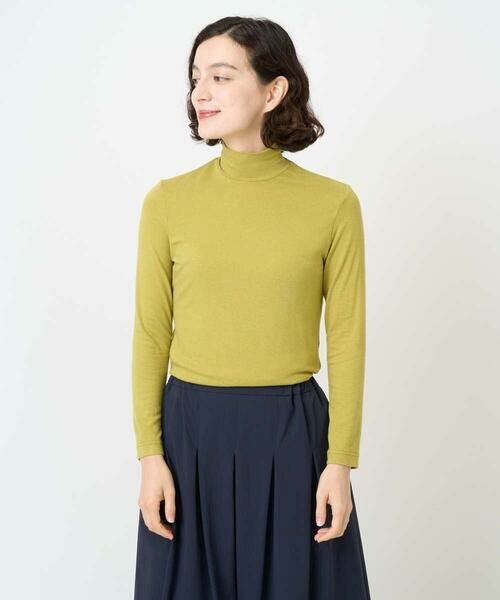 Maison de CINQ / メゾン ドゥ サンク カットソー | ミッププロッサムベア天無地ハイネックカットソー | 詳細2