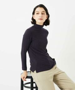 Maison de CINQ / メゾン ドゥ サンク カットソー | ミッププロッサムベア天ボーダー柄ハイネックカットソー