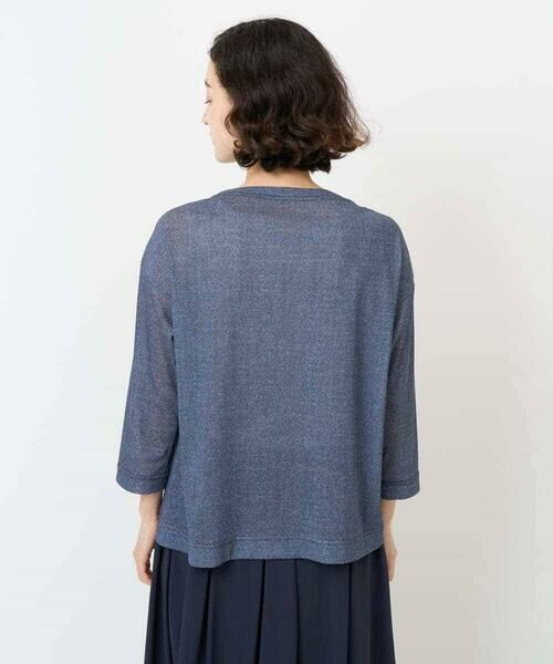 Maison de CINQ / メゾン ドゥ サンク カットソー | [セットアップ対応]デニムライクプリントプルオーバー | 詳細6