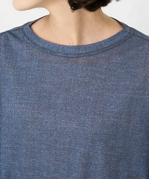Maison de CINQ / メゾン ドゥ サンク カットソー | [セットアップ対応]デニムライクプリントプルオーバー | 詳細7