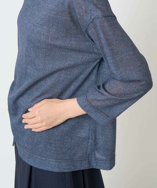 Maison de CINQ / メゾン ドゥ サンク カットソー | [セットアップ対応]デニムライクプリントプルオーバー | 詳細8