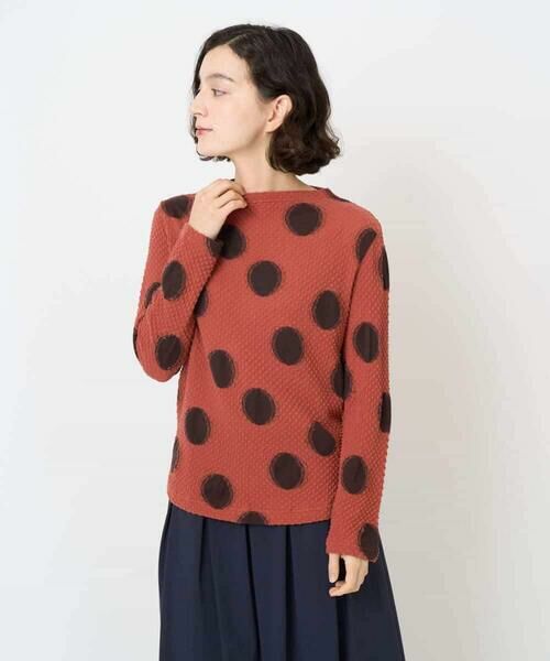 Maison de CINQ / メゾン ドゥ サンク カットソー | [日本製]強撚コットンドットカットソー | 詳細3