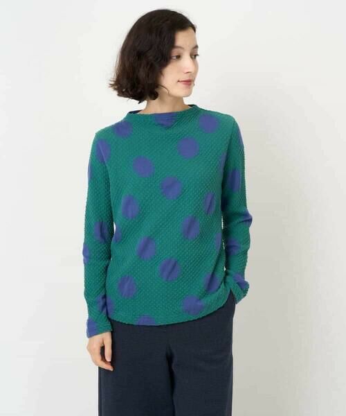 Maison de CINQ / メゾン ドゥ サンク カットソー | [日本製]強撚コットンドットカットソー | 詳細4