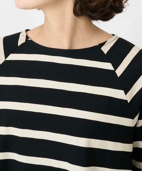 Maison de CINQ / メゾン ドゥ サンク カットソー | [日本製]抜染ボーダープリントカットソー | 詳細10