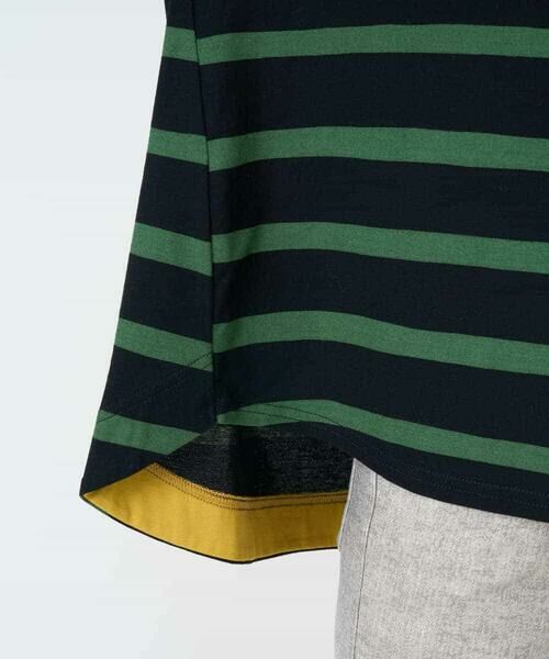 Maison de CINQ / メゾン ドゥ サンク カットソー | [日本製]抜染ボーダープリントカットソー | 詳細16