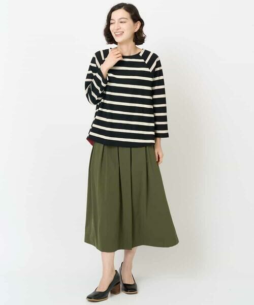 Maison de CINQ / メゾン ドゥ サンク カットソー | [日本製]抜染ボーダープリントカットソー | 詳細18