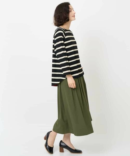 Maison de CINQ / メゾン ドゥ サンク カットソー | [日本製]抜染ボーダープリントカットソー | 詳細19