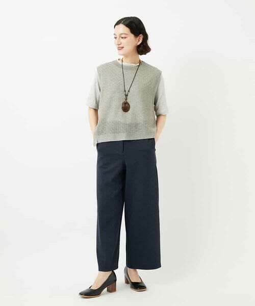 Maison de CINQ / メゾン ドゥ サンク その他パンツ | デニムジャージーセミワイドパンツ | 詳細25