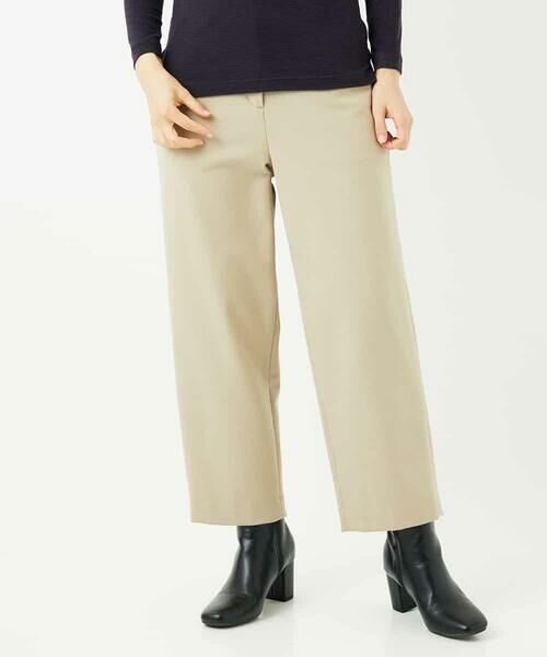 Maison de CINQ / メゾン ドゥ サンク その他パンツ | [4色展開]両面起毛2WAYストレッチワイドストレートパンツ | 詳細1