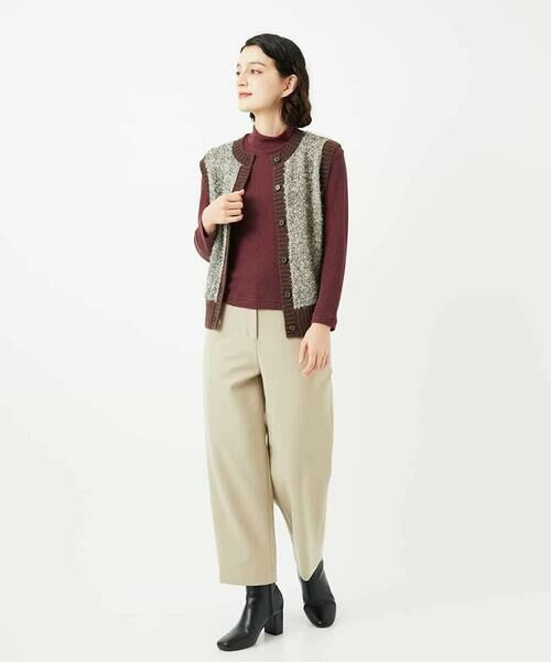 Maison de CINQ / メゾン ドゥ サンク その他パンツ | [4色展開]両面起毛2WAYストレッチワイドストレートパンツ | 詳細19