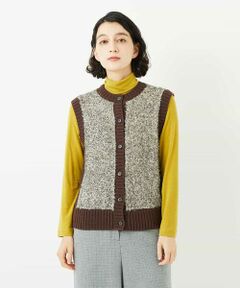 Maison de CINQ / メゾン ドゥ サンク ベスト | ラメファーニットベスト