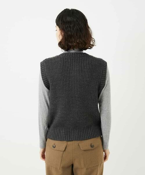 Maison de CINQ / メゾン ドゥ サンク ベスト | ラメファーニットベスト | 詳細11