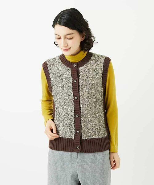 Maison de CINQ / メゾン ドゥ サンク ベスト | ラメファーニットベスト | 詳細5