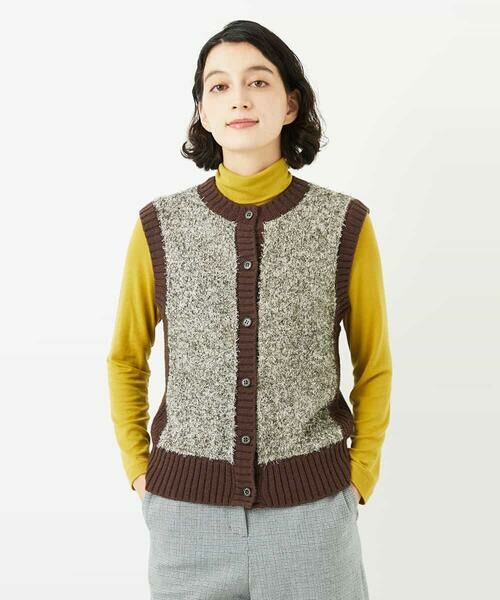 Maison de CINQ / メゾン ドゥ サンク ベスト | ラメファーニットベスト | 詳細6