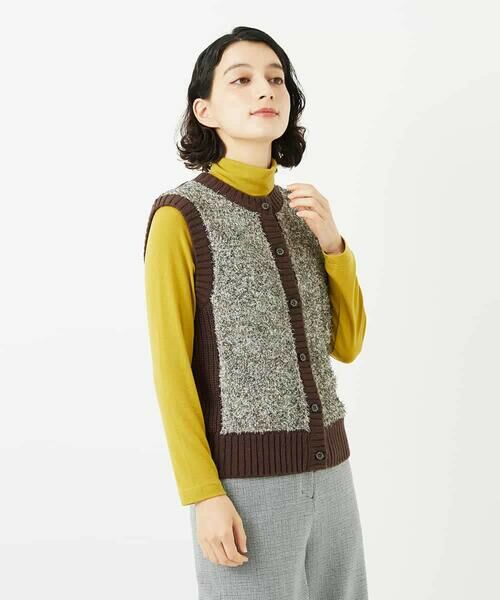 Maison de CINQ / メゾン ドゥ サンク ベスト | ラメファーニットベスト | 詳細7