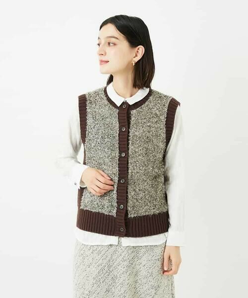 Maison de CINQ / メゾン ドゥ サンク ベスト | ラメファーニットベスト | 詳細8