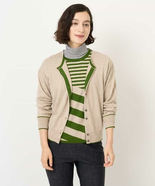Maison de CINQ / メゾン ドゥ サンク カーディガン・ボレロ | シルク混ニットカーディガン | 詳細2