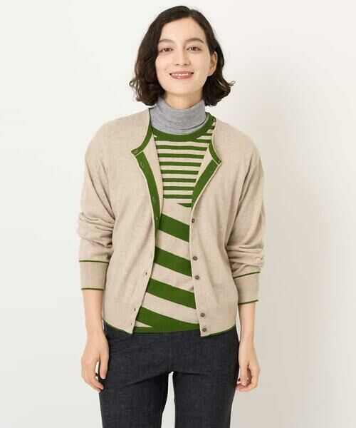 Maison de CINQ / メゾン ドゥ サンク カーディガン・ボレロ | シルク混ニットカーディガン | 詳細3