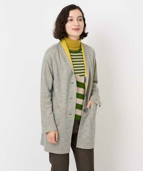 Maison de CINQ / メゾン ドゥ サンク セットアップ | [日本製]リヨセルダブルフェイスジャージジャケット | 詳細1