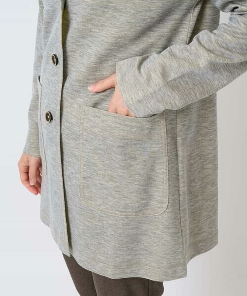 Maison de CINQ / メゾン ドゥ サンク セットアップ | [日本製]リヨセルダブルフェイスジャージジャケット | 詳細11