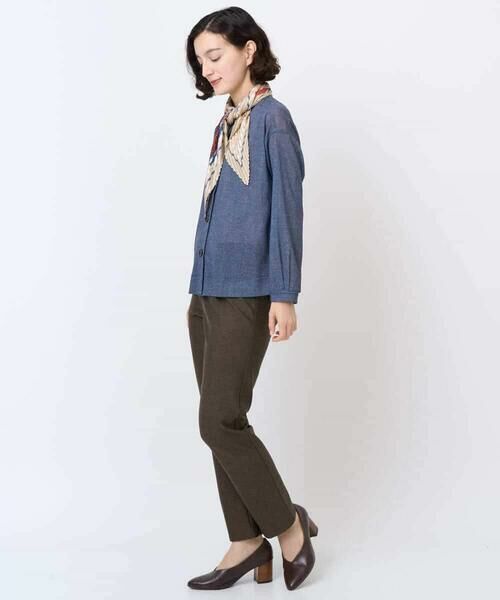 Maison de CINQ / メゾン ドゥ サンク シャツ・ブラウス | [セットアップ対応]デニムライクプリントカットソーブラウス | 詳細16