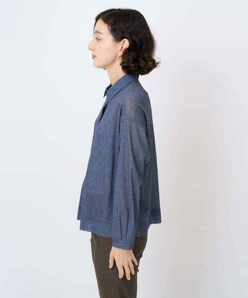 Maison de CINQ / メゾン ドゥ サンク シャツ・ブラウス | [セットアップ対応]デニムライクプリントカットソーブラウス | 詳細5