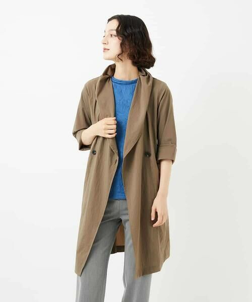 Maison de CINQ / メゾン ドゥ サンク その他アウター | ナイロンストレッチライト羽織 | 詳細4