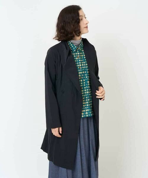 Maison de CINQ / メゾン ドゥ サンク その他アウター | ナイロンストレッチライト羽織（ブラック）