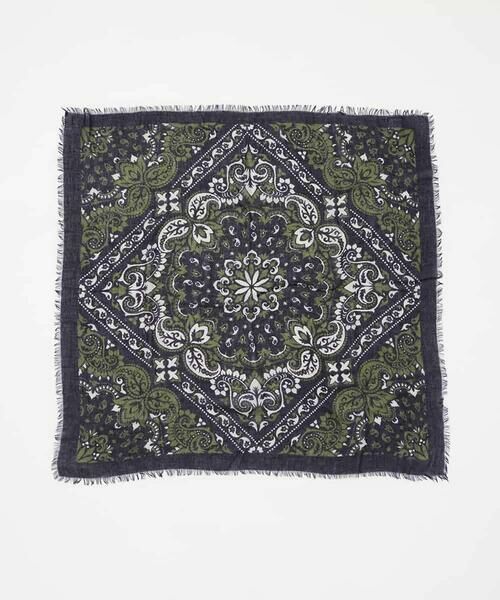 Maison de CINQ / メゾン ドゥ サンク マフラー・ショール・スヌード・ストール | スクエアサラサストール | 詳細15