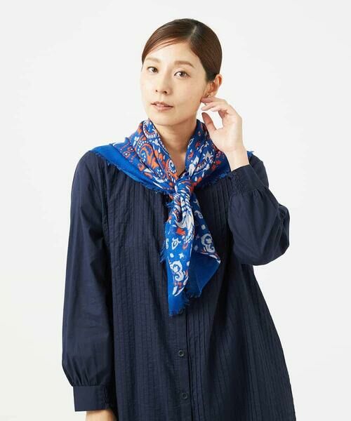 Maison de CINQ / メゾン ドゥ サンク マフラー・ショール・スヌード・ストール | スクエアサラサストール | 詳細3