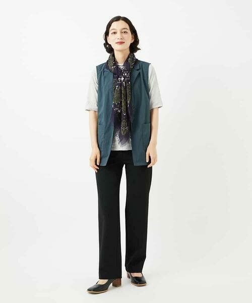 Maison de CINQ / メゾン ドゥ サンク マフラー・ショール・スヌード・ストール | スクエアサラサストール | 詳細7