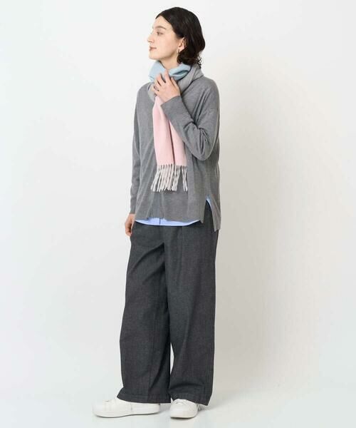 Maison de CINQ / メゾン ドゥ サンク マフラー・ショール・スヌード・ストール | オンブレカラーウールストール | 詳細6