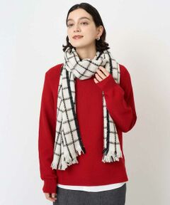 Maison de CINQ / メゾン ドゥ サンク マフラー・ショール・スヌード・ストール | ラメツイードチェックウールストール