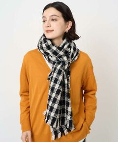 Maison de CINQ / メゾン ドゥ サンク マフラー・ショール・スヌード・ストール | ラメツイードチェックウールストール