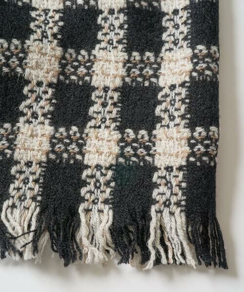 Maison de CINQ / メゾン ドゥ サンク マフラー・ショール・スヌード・ストール | ラメツイードチェックウールストール | 詳細5