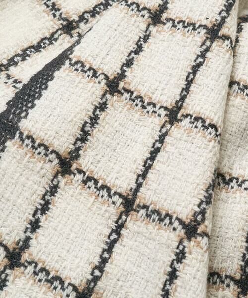 Maison de CINQ / メゾン ドゥ サンク マフラー・ショール・スヌード・ストール | ラメツイードチェックウールストール | 詳細7