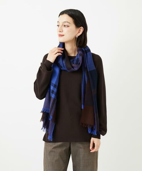 Maison de CINQ / メゾン ドゥ サンク マフラー・ショール・スヌード・ストール | ウールチェックストール | 詳細2