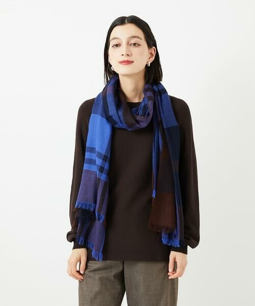Maison de CINQ / メゾン ドゥ サンク マフラー・ショール・スヌード・ストール | ウールチェックストール | 詳細3