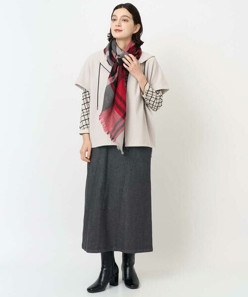 Maison de CINQ / メゾン ドゥ サンク マフラー・ショール・スヌード・ストール | ウールチェックストール | 詳細8