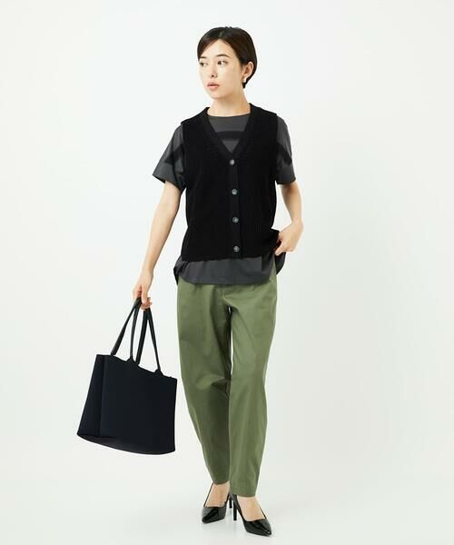 Maison de CINQ / メゾン ドゥ サンク トートバッグ | ロゴニットトートバッグ | 詳細15