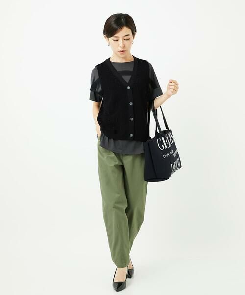 Maison de CINQ / メゾン ドゥ サンク トートバッグ | ロゴニットトートバッグ | 詳細16