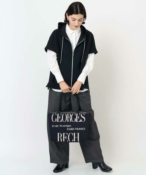 Maison de CINQ / メゾン ドゥ サンク トートバッグ | ロゴニットトートバッグ | 詳細17