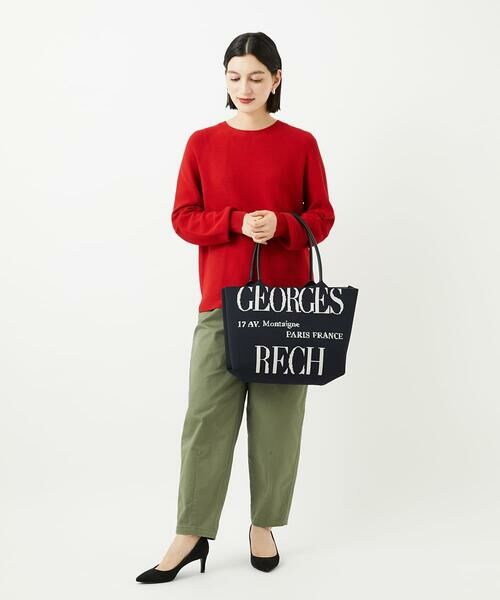 Maison de CINQ / メゾン ドゥ サンク トートバッグ | ロゴニットトートバッグ | 詳細19